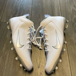 Nike Alpha Huarache 8 Varsity White Lacrosse Cleats CZ6558-100 Mens Size New